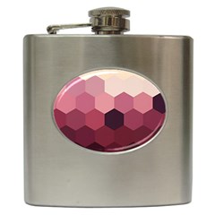 Love Amour Butterfly Colors Flowers Text Hip Flask (6 Oz) by Grandong