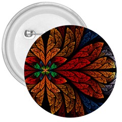 Fractals, Floral Ornaments, Rings 3  Buttons by nateshop