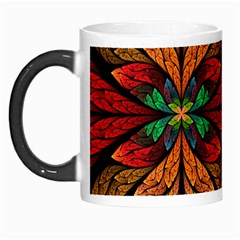 Fractals, Floral Ornaments, Rings Morph Mug