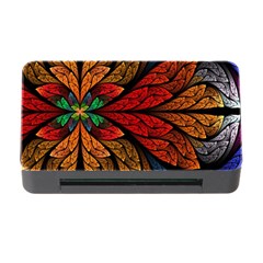 Fractals, Floral Ornaments, Rings Memory Card Reader With Cf by nateshop