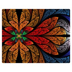 Fractals, Floral Ornaments, Rings Premium Plush Fleece Blanket (medium) by nateshop