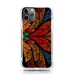 Fractals, Floral Ornaments, Rings iPhone 11 Pro 5.8 Inch TPU UV Print Case Front