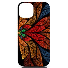 Fractals, Floral Ornaments, Rings Iphone 14 Black Uv Print Case by nateshop