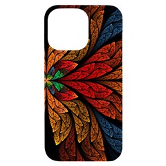 Fractals, Floral Ornaments, Rings Iphone 14 Pro Max Black Uv Print Case by nateshop