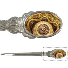 Fractals, Floral Ornaments, Waves Letter Opener by nateshop