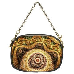 Fractals, Floral Ornaments, Waves Chain Purse (two Sides)