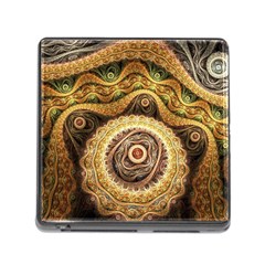 Fractals, Floral Ornaments, Waves Memory Card Reader (square 5 Slot) by nateshop