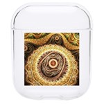 Fractals, Floral Ornaments, Waves Hard PC AirPods 1/2 Case Front