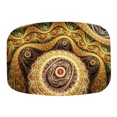 Fractals, Floral Ornaments, Waves Mini Square Pill Box by nateshop