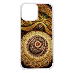 Fractals, Floral Ornaments, Waves Iphone 13 Pro Max Tpu Uv Print Case by nateshop