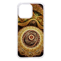 Fractals, Floral Ornaments, Waves Iphone 14 Pro Max Tpu Uv Print Case by nateshop