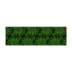 Green Floral Pattern Floral Greek Ornaments Sticker Bumper (100 Pack) by nateshop