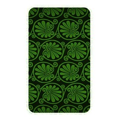 Green Floral Pattern Floral Greek Ornaments Memory Card Reader (rectangular) by nateshop