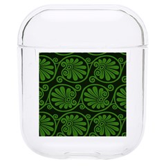 Green Floral Pattern Floral Greek Ornaments Hard Pc Airpods 1/2 Case