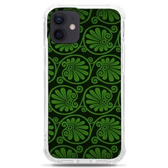 Green Floral Pattern Floral Greek Ornaments Iphone 12 Mini Tpu Uv Print Case	 by nateshop