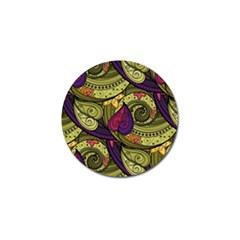 Green Paisley Background, Artwork, Paisley Patterns Golf Ball Marker (10 Pack) by nateshop