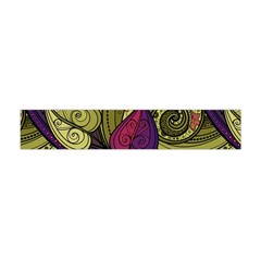 Green Paisley Background, Artwork, Paisley Patterns Premium Plush Fleece Scarf (mini) by nateshop