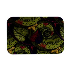 Green Paisley Background, Artwork, Paisley Patterns Open Lid Metal Box (silver)   by nateshop