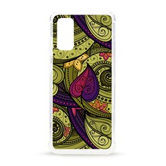 Green Paisley Background, Artwork, Paisley Patterns Samsung Galaxy S20 6 2 Inch Tpu Uv Case by nateshop