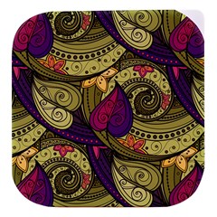 Green Paisley Background, Artwork, Paisley Patterns Stacked Food Storage Container by nateshop