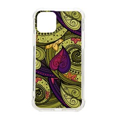 Green Paisley Background, Artwork, Paisley Patterns Iphone 11 Pro 5 8 Inch Tpu Uv Print Case