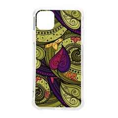 Green Paisley Background, Artwork, Paisley Patterns Iphone 11 Pro Max 6 5 Inch Tpu Uv Print Case by nateshop