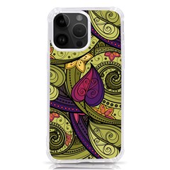 Green Paisley Background, Artwork, Paisley Patterns Iphone 14 Pro Max Tpu Uv Print Case by nateshop