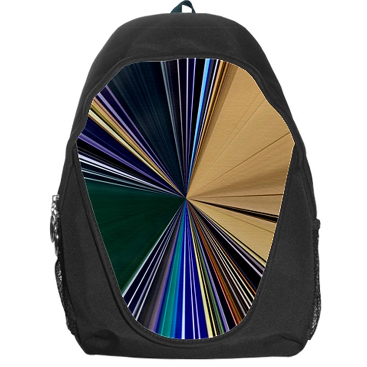 Zig Zag Pattern Geometric Design Backpack Bag