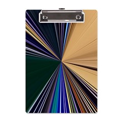 Zig Zag Pattern Geometric Design A5 Acrylic Clipboard by Cemarart