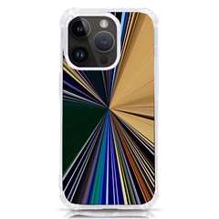 Zig Zag Pattern Geometric Design Iphone 14 Pro Tpu Uv Print Case by Cemarart