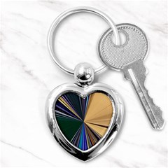 Leaves Plant Foliage Green Key Chain (heart) by Cemarart