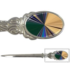 Colorful Centroid Line Stroke Letter Opener by Cemarart