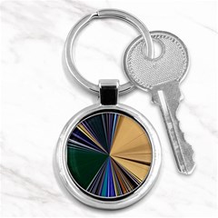 Colorful Centroid Line Stroke Key Chain (round) by Cemarart