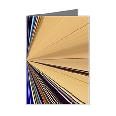 Colorful Centroid Line Stroke Mini Greeting Card by Cemarart