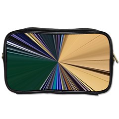 Colorful Centroid Line Stroke Toiletries Bag (two Sides) by Cemarart