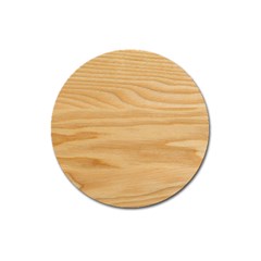 Light Wooden Texture, Wooden Light Brown Background Magnet 3  (round) by nateshop