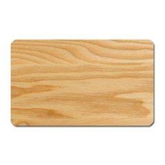 Light Wooden Texture, Wooden Light Brown Background Magnet (rectangular) by nateshop