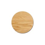 Light Wooden Texture, Wooden Light Brown Background Golf Ball Marker Front