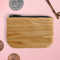 Light Wooden Texture, Wooden Light Brown Background Mini Coin Purse by nateshop