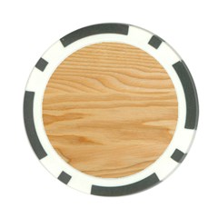 Light Wooden Texture, Wooden Light Brown Background Poker Chip Card Guard (10 Pack) by nateshop