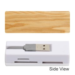 Light Wooden Texture, Wooden Light Brown Background Memory Card Reader (stick) by nateshop