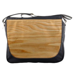 Light Wooden Texture, Wooden Light Brown Background Messenger Bag by nateshop