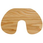 Light Wooden Texture, Wooden Light Brown Background Travel Neck Pillow Front