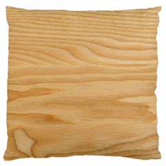 Light Wooden Texture, Wooden Light Brown Background Standard Premium Plush Fleece Cushion Case (one Side) by nateshop