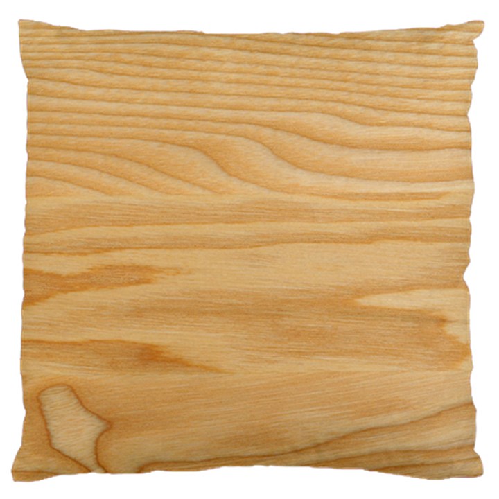 Light Wooden Texture, Wooden Light Brown Background Standard Premium Plush Fleece Cushion Case (One Side)