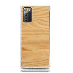 Light Wooden Texture, Wooden Light Brown Background Samsung Galaxy Note 20 Tpu Uv Case by nateshop