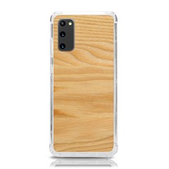 Light Wooden Texture, Wooden Light Brown Background Samsung Galaxy S20 6 2 Inch Tpu Uv Case by nateshop