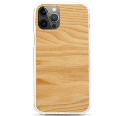 Light Wooden Texture, Wooden Light Brown Background Iphone 12 Pro Max Tpu Uv Print Case by nateshop