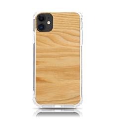 Light Wooden Texture, Wooden Light Brown Background Iphone 11 Tpu Uv Print Case by nateshop