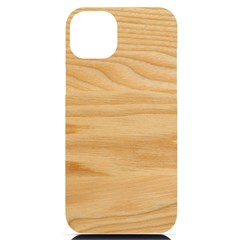 Light Wooden Texture, Wooden Light Brown Background Iphone 14 Plus Black Uv Print Case by nateshop